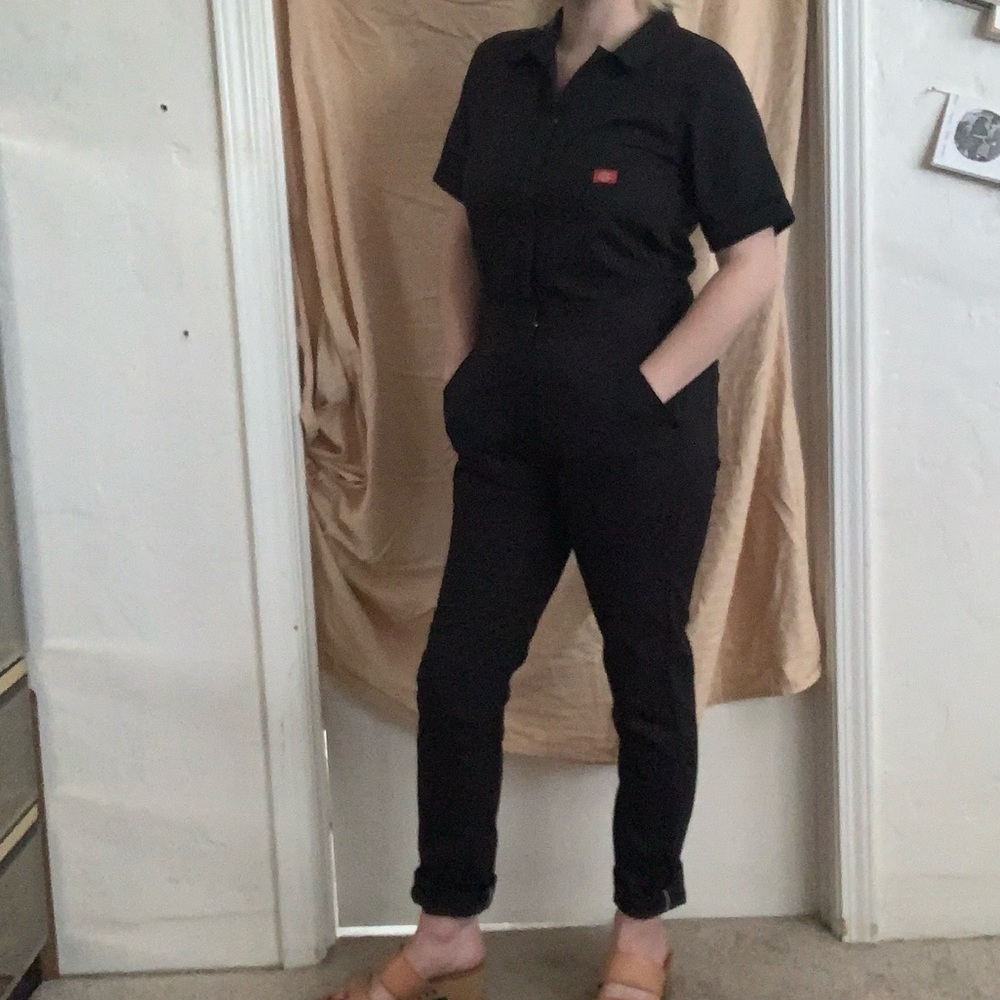 Dickies women’s short sleeve coveralls.